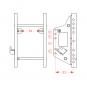 8005196 La Hitches Walterscheid® Quick adjustable support KU351BT – 8005196