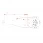 8005263 La Barre à boule KBa Walterscheid® Latte de traction à boule KBa8301XZ - 8005263