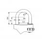 8005662 La Kalotten Walterscheid® Diebstahlsicherung ZKK80 BS-WAL - 8005662