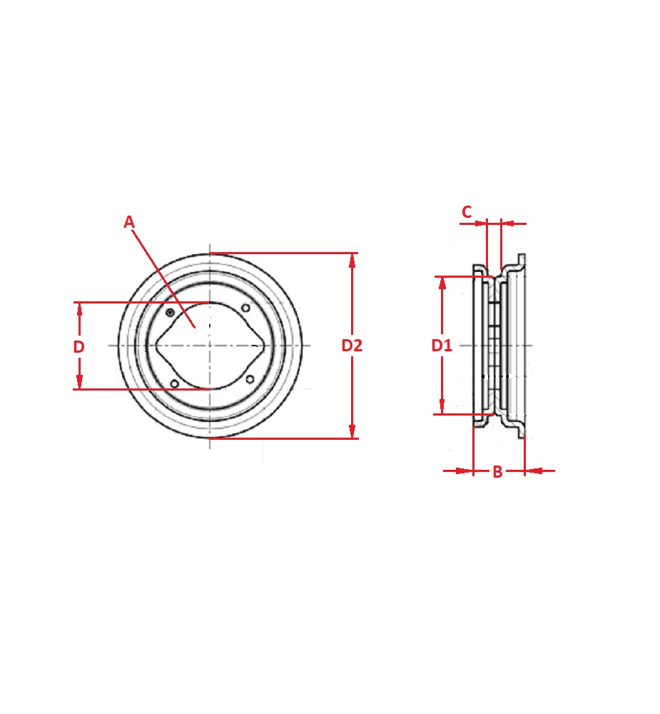 Walterscheid 1633111 Lagerring Profilrohr 1 SC 15 Profilrohrgabel Reparatur Satz 91136262
